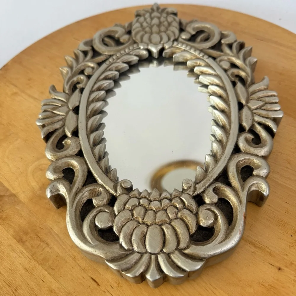 Baroque Ornate Mirror /Filigree Regency Mirror/ Victorian French Boudoir Mirror